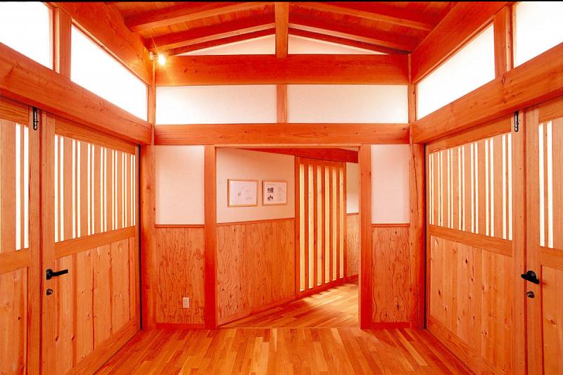 海容寺渡り廊下2004