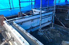 04.基礎工事3(布打設)